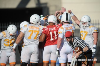 Vol Spring Practice: Notes and video from “competition Thursday”